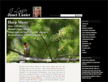 Tablet Screenshot of janetlanier.com